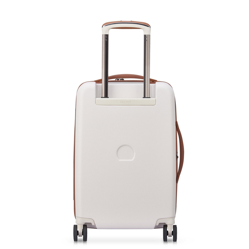 Delsey Paris, Chatelet leather and fur expandable, 55 cm, Angora - TROLERE - Delsey - Mirano - Delsey - Delsey Special - Trolere - Troler