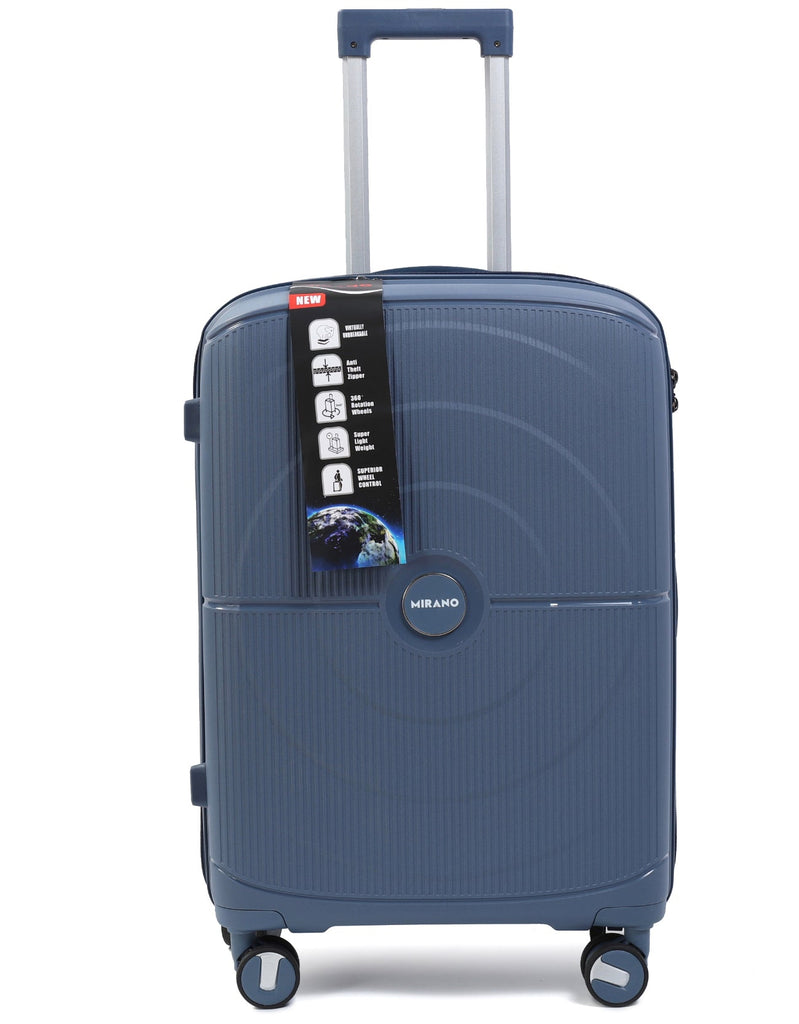 Troler Mirano Turin, 75 cm, Albastru - TROLERE - Mirano - Mirano - Blue - L - Trolere - Troler