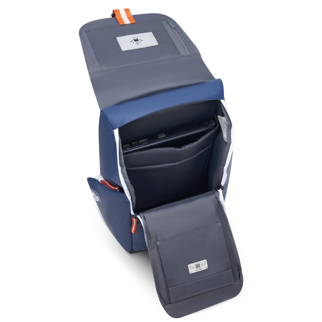 Rucsac Delsey - Securflap, 16" Blue Roland Garros - Rucsacuri - Delsey - Mirano - Blue - Delsey - Trolere - Troler